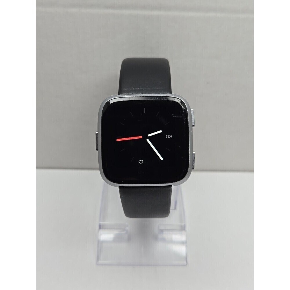 Fitbit Versa FB505 Special Edition Silver Smartwatch Activity Tracker No Charger